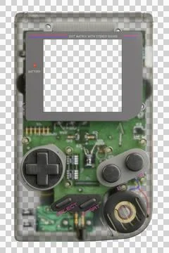 Retro Handheld Gaming Console Stock Illustration