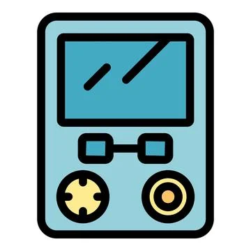 Retro handheld gaming console providing entertainment and nostalgia 스톡 일러스트