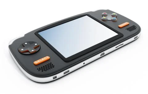 Retro handheld video game device Stock Illustration