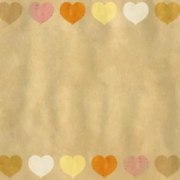 Retro heart background Illustrazione stock