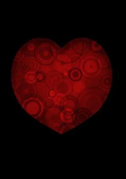 Retro Heart Stock Illustration