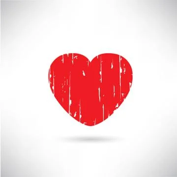 Retro heart Stock Illustration