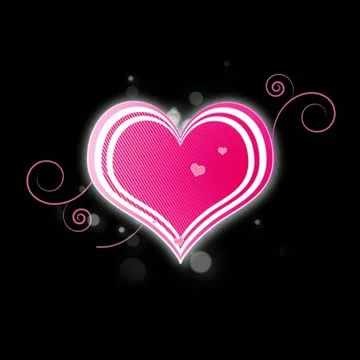 Retro Hearts Motion Design Element 01 HD Stock Footage 10873655