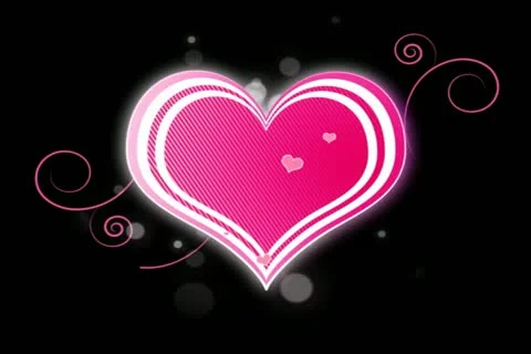 Retro Hearts Motion Design Element 01 Video stock 10874861