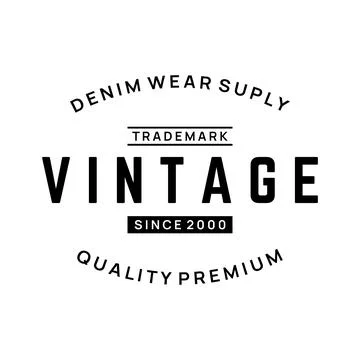 Retro hipster typography Elements Template for clothes shop, cafe, beer sho.. Illustrazione stock