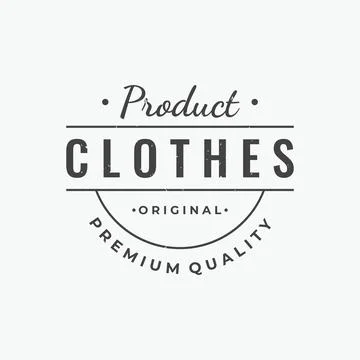 Retro hipster typography Elements Template for clothes shop, cafe, beer sho.. Stock Illustration