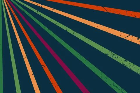 Retro horizontal background. Fantasy Vector illustration. Illustrazione stock