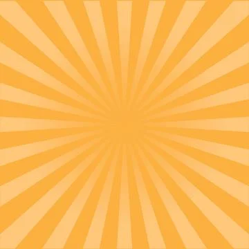 Retro Horizontal Background. Magic Sun Beam Ray Pattern Background Stock Illustration