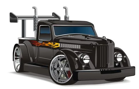 Retro hotrod Stock Illustration