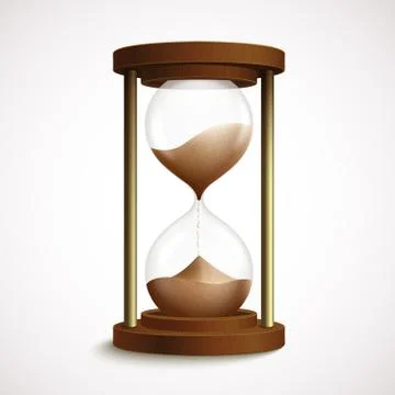 Retro hourglass clock イラスト素材