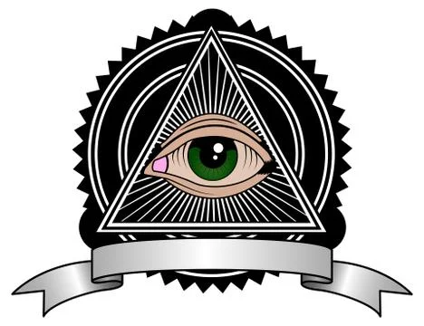 Retro Illuminati Stock Illustration