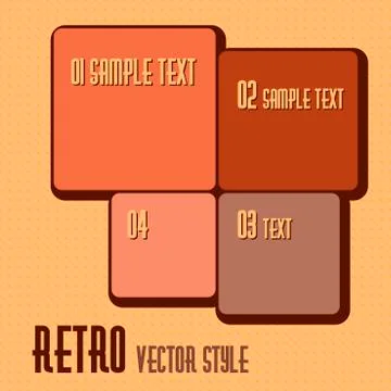 Retro Illustrazione stock