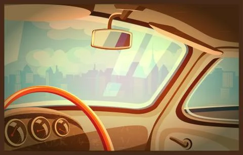 Retro Illustrazione stock