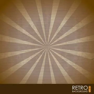Retro illustration  over pattern background. vector Stock Illustration