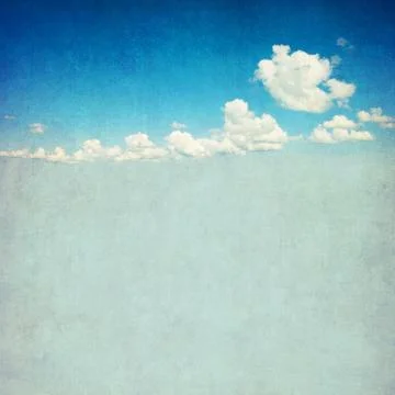Retro image of cloudy sky Stock Photos