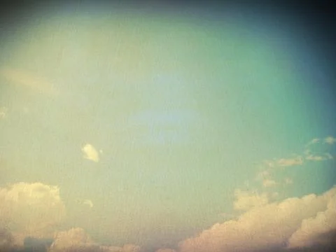 Retro image of cloudy sky Stock Photos