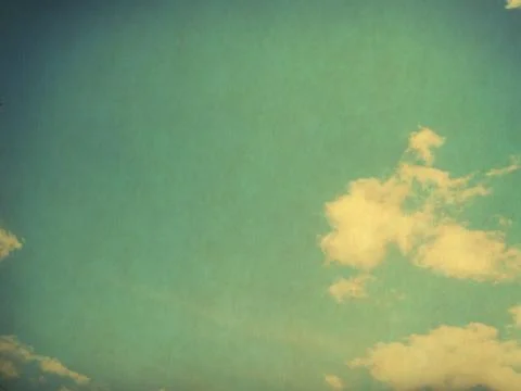 Retro image of cloudy sky Stock Photos