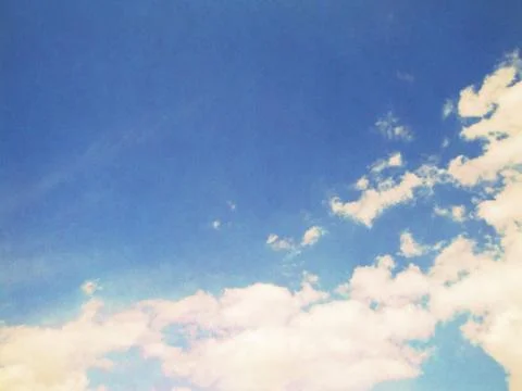 Retro image of cloudy sky Stock Photos