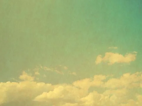 Retro image of cloudy sky Stock Photos