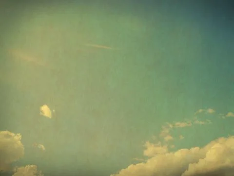 Retro image of cloudy sky Stock Photos