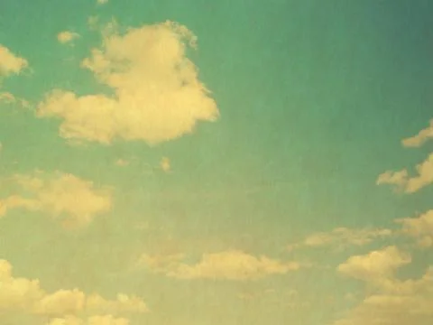 Retro image of cloudy sky Stock Photos