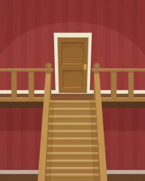 Retro Indoor Stock Illustration