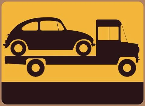 Retro information plate Stock Illustration