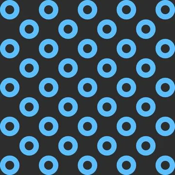 Retro-inspired minimalist vector pattern with circular grid and polka dots... 스톡 일러스트