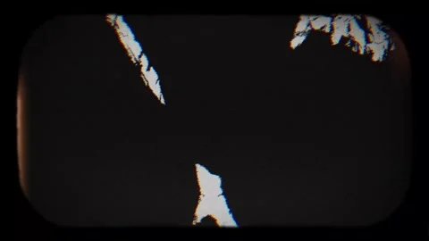 Retro Interference Glitch Animation for Modern Visuals Stock Footage 303135697