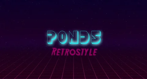 Retro intro 1980's style Stock After Effects