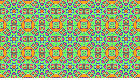 Retro kaleidoscope Stock Footage 48433058