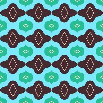 Retro kaleidoscope pattern in the style of the 70s and 60s. Geometric pattern Stock Illustration