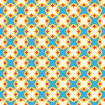 Retro kid vector seamless pattern. Endless texture Stock Illustration