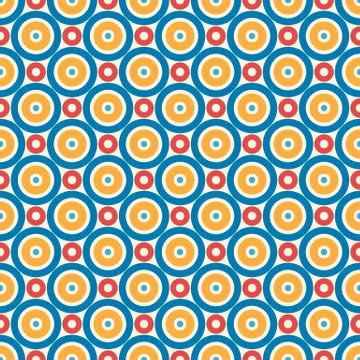 Retro kid vector seamless pattern. Endless texture Stock Illustration