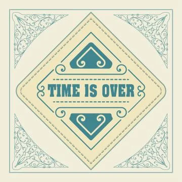 Retro label Stock Illustration