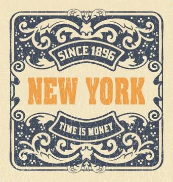 Retro label Stock Illustration