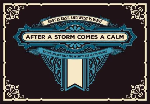 Retro label Stock Illustration