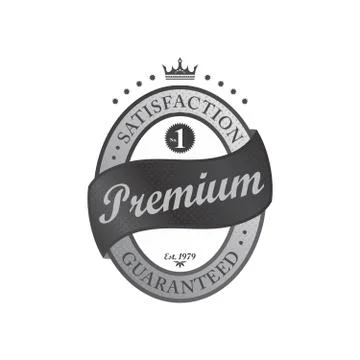 Retro label sticker Illustrazione stock