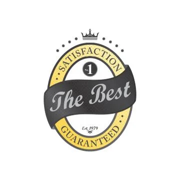 Retro label sticker Illustrazione stock