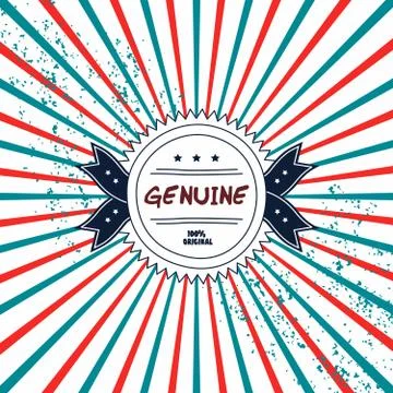 Retro label template Stock-Illustration