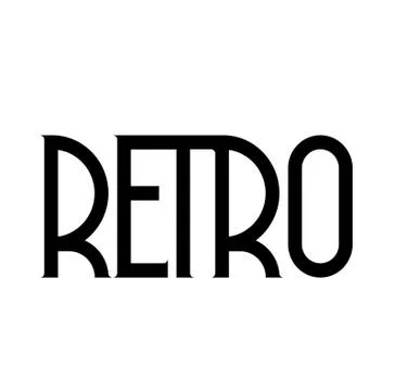 Retro label on white 스톡 일러스트
