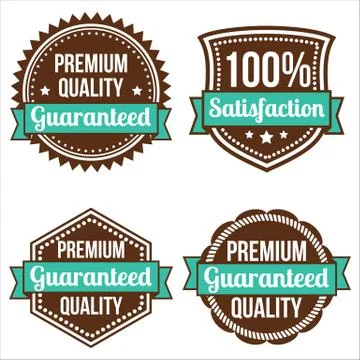 Retro Labels Stock Illustration