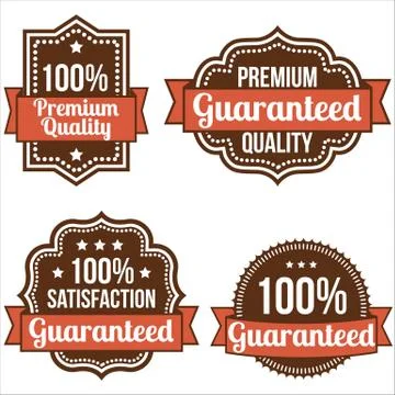 Retro Labels Stock Illustration