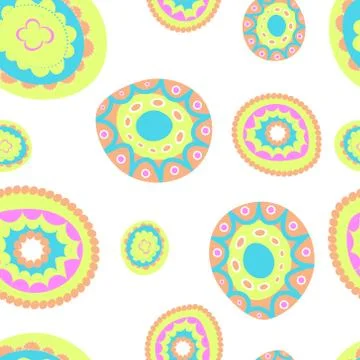 Retro lace seamless pattern Illustrazione stock