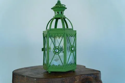 Retro lantern. Foto stock