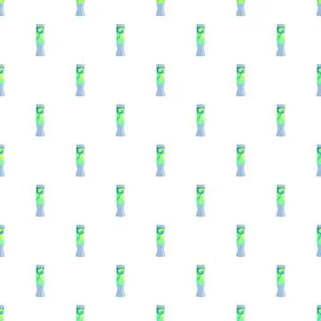 Retro lava lamp liquid light seamless pattern Stock Illustration
