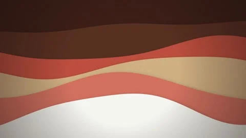 Retro layered wave lines seamless loop motion background Stock Footage 344318669