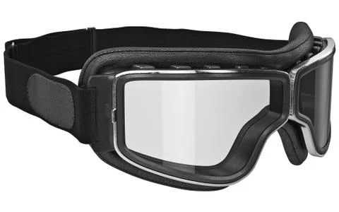 Retro leather goggles Stock Illustration