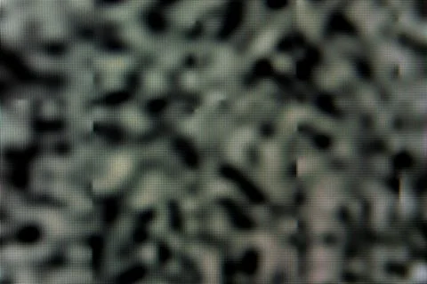 Retro led screen background with a chaotic spotted stain glitch layout. Dis.. Ilustração Stock