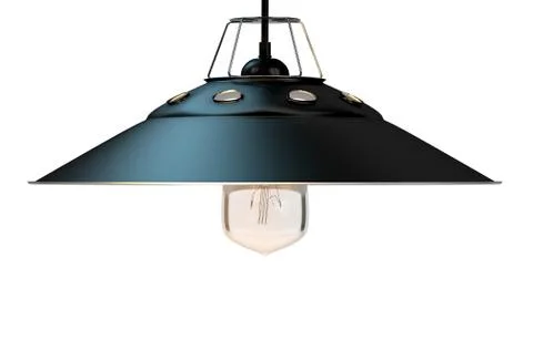 Retro Light Fitting Stock Illustration